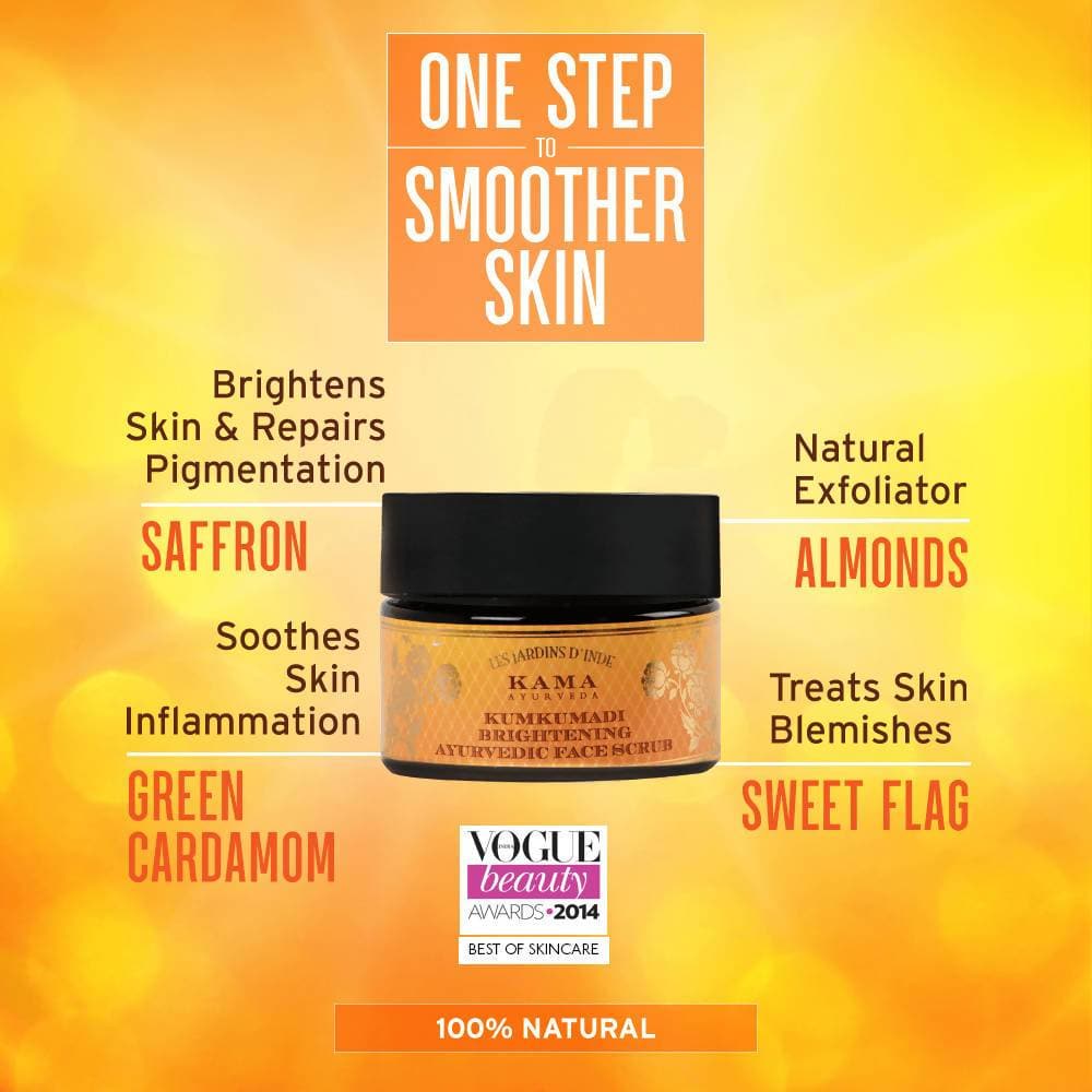 Kumkumadi Youth-Clarifying Mask-Scrub, 2 in 1 Mask Scrub | Grab2Buy