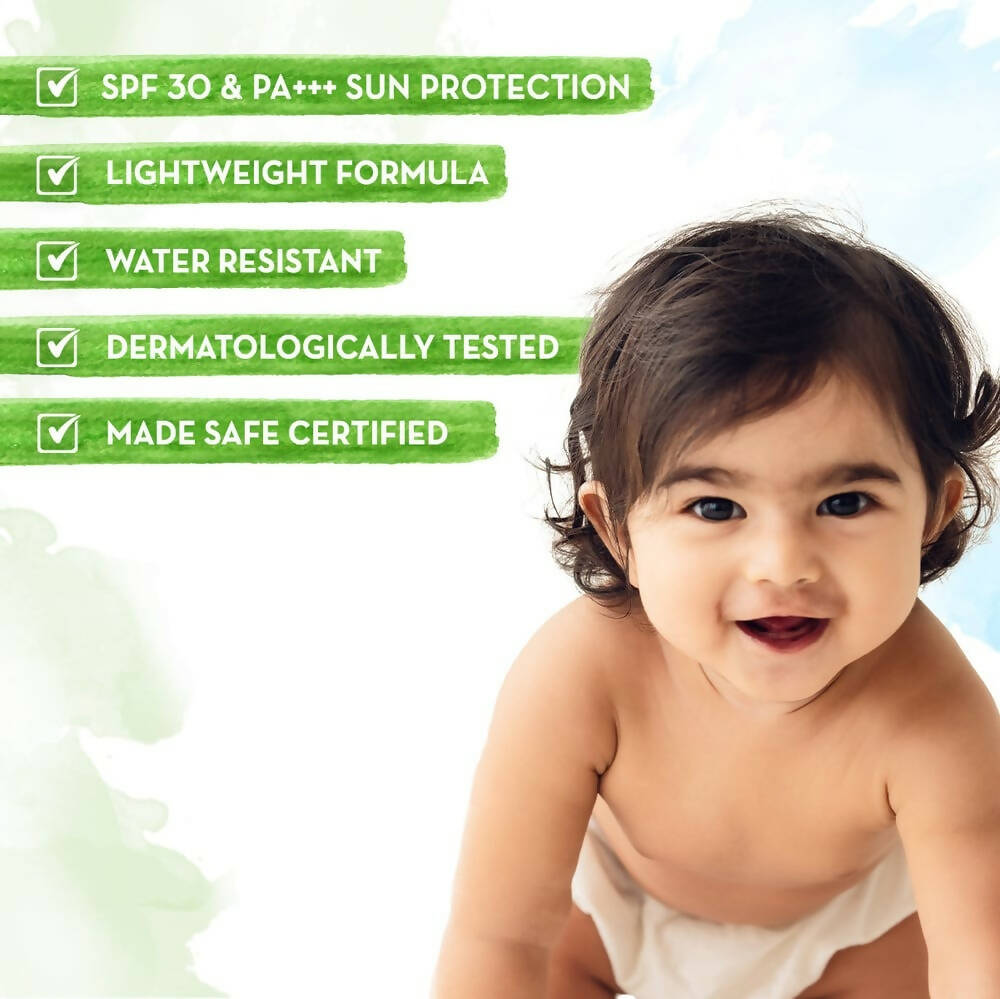 Mamaearth Milky Soft Mineral Based Sunscreen SPF 30 & PA+++ With Oats, Milk and Calendula | Grab2Buy