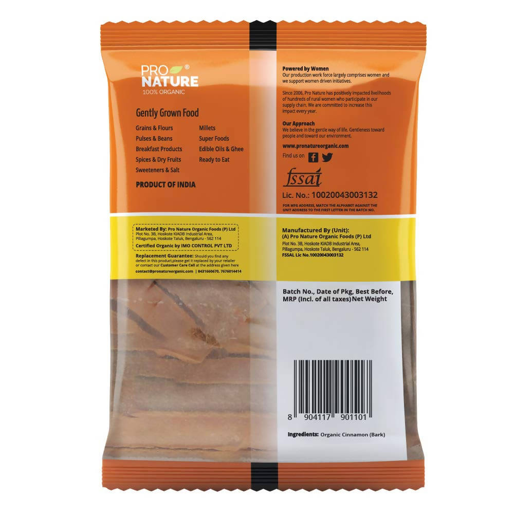 Pro Nature Organic Cinnamon Bark | Grab2Buy