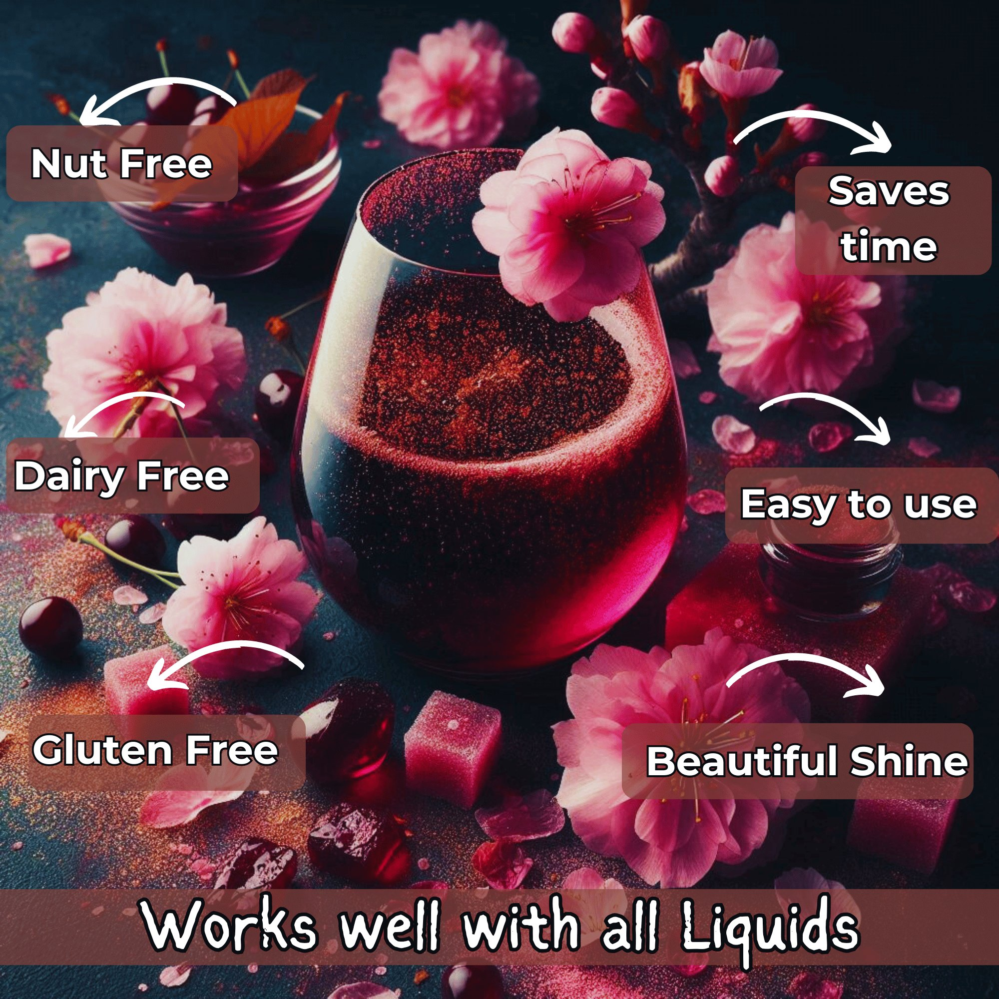 Confect Cherry Blossom Pink | Edible Luster Dust | Grab2Buy