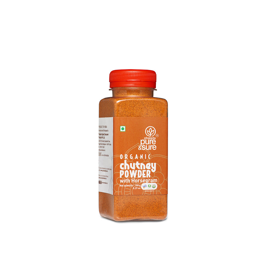 Pure & Sure Organic Chutney Powder - Horse gram | Grab2Buy
