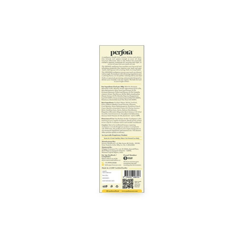 Perfora Awake Toothpaste Lemon Mint | Grab2Buy