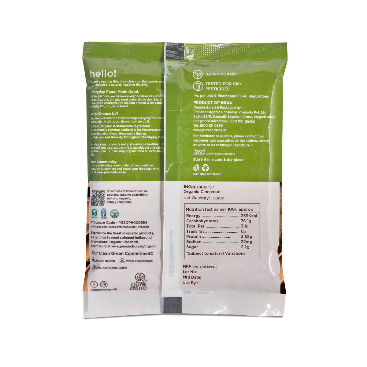 Pure & Sure Organic Cinnamon Bark | Grab2Buy