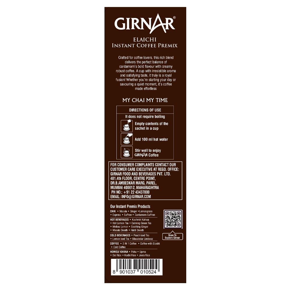 Girnar Instant Premix Coffee With Elaichi | Grab2Buy