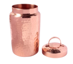 Isha Life Hammered Copper Container with Lid | Grab2Buy
