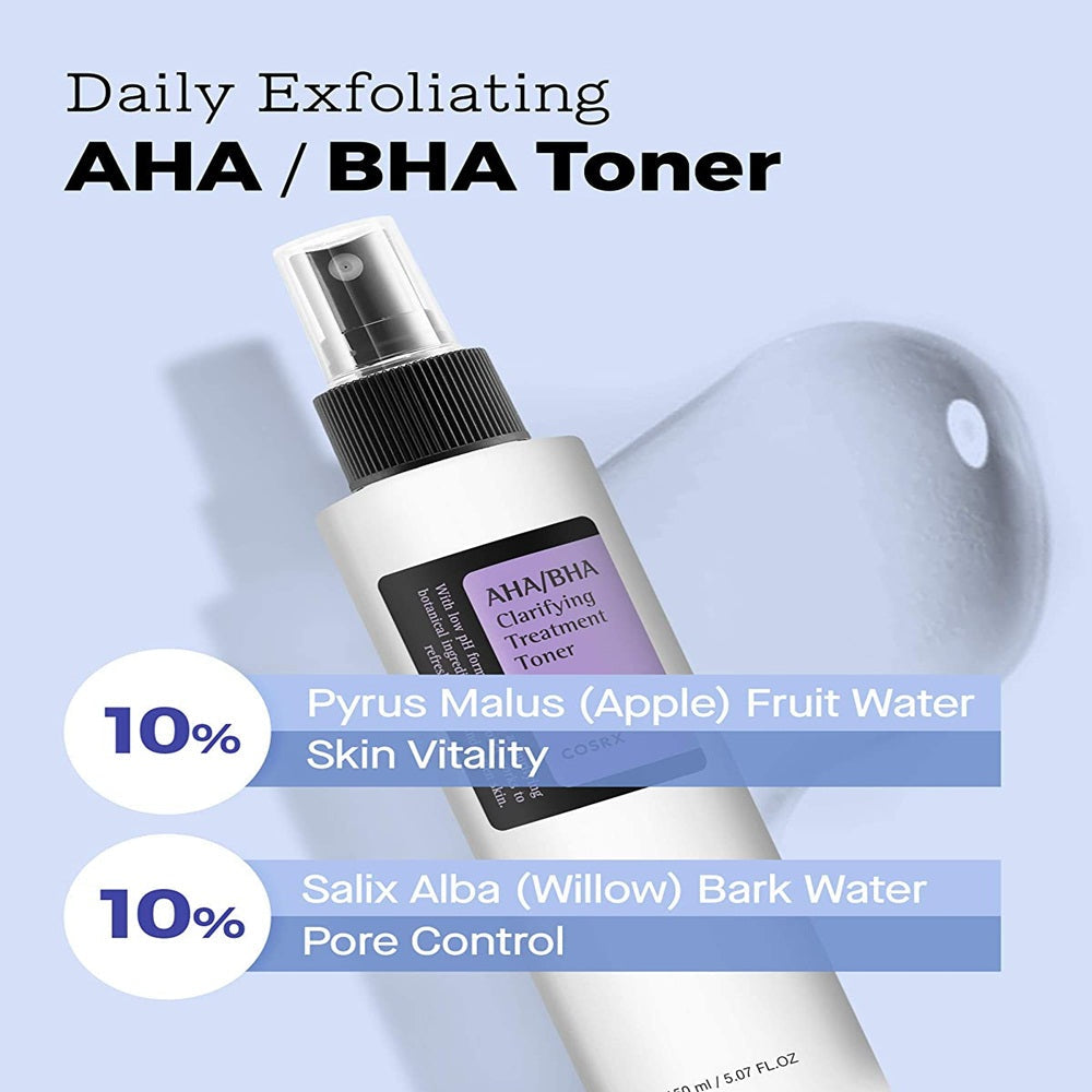 Cosrx AHA/BHA Clarifying Treatment Toner - Korean Skincare | Grab2Buy