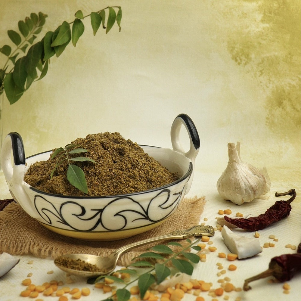 Curry Leaves spicy powder/ Karivepaku kaaram (With Out Garlic) | Grab2Buy