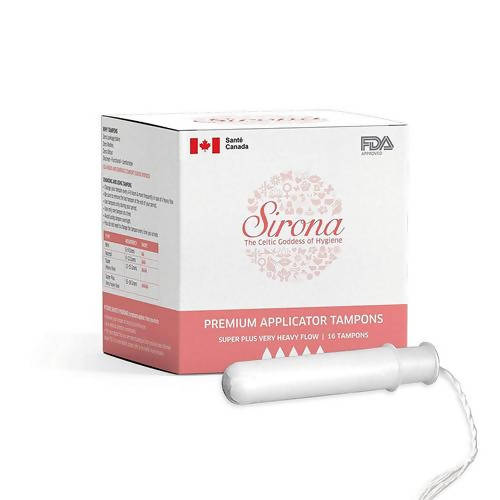 Sirona Super Plus Heavy Flow Applicator Tampons | Grab2Buy