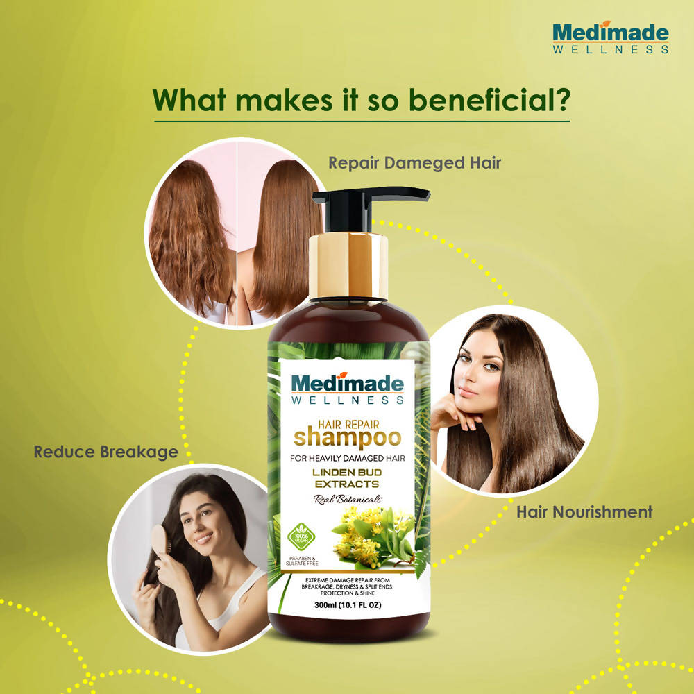 Medimade Wellness Hair Repair Shampoo with Linden Bud Extracts | Grab2Buy