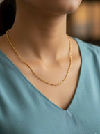 NVR Women Gold Plated Minimal Chain | Grab2Buy