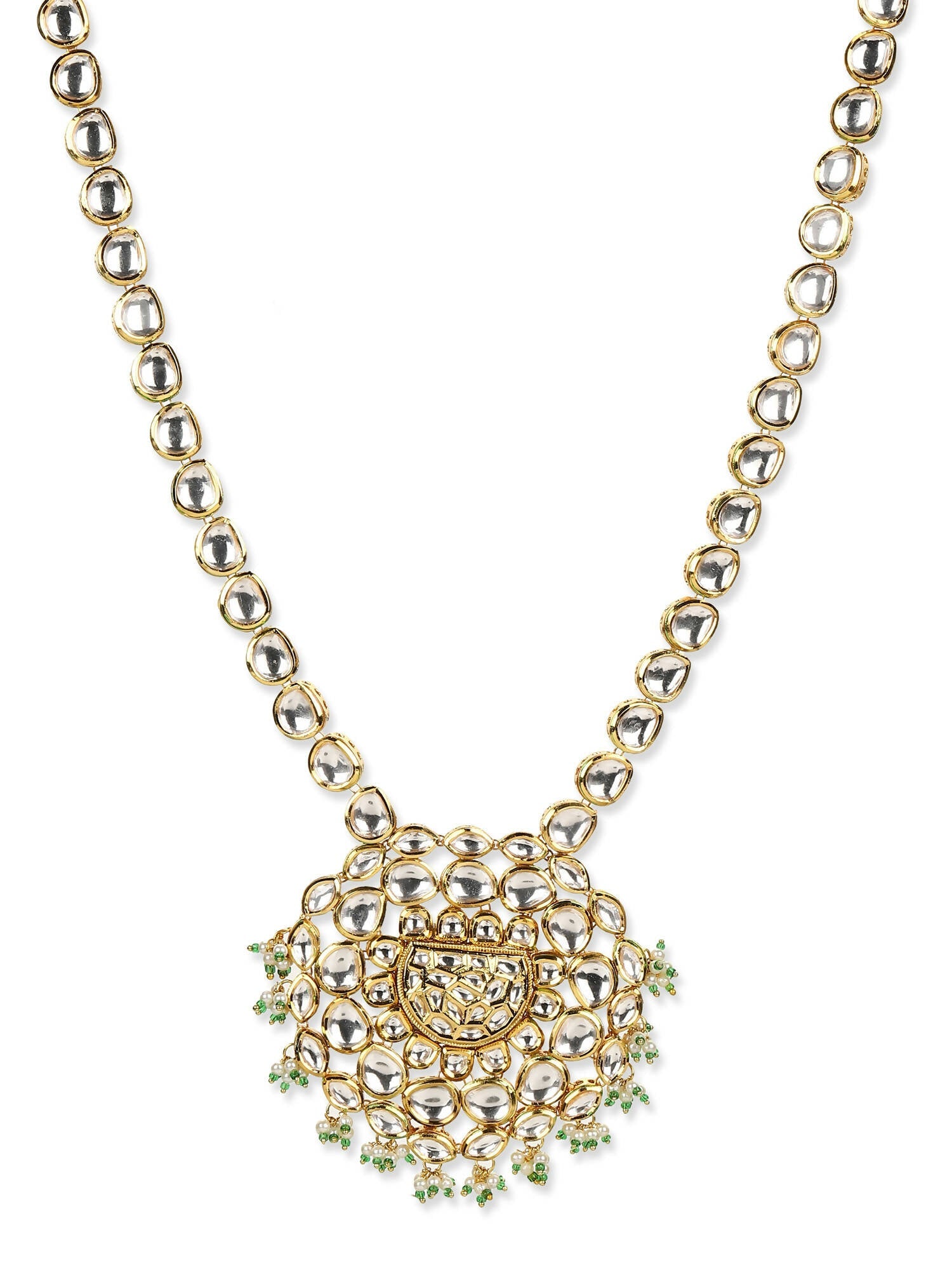 Women's Gold-Polished Necklace - Ruby Raang | Grab2Buy