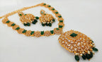 Uncut & Emerald Designer Necklace Set | Grab2Buy