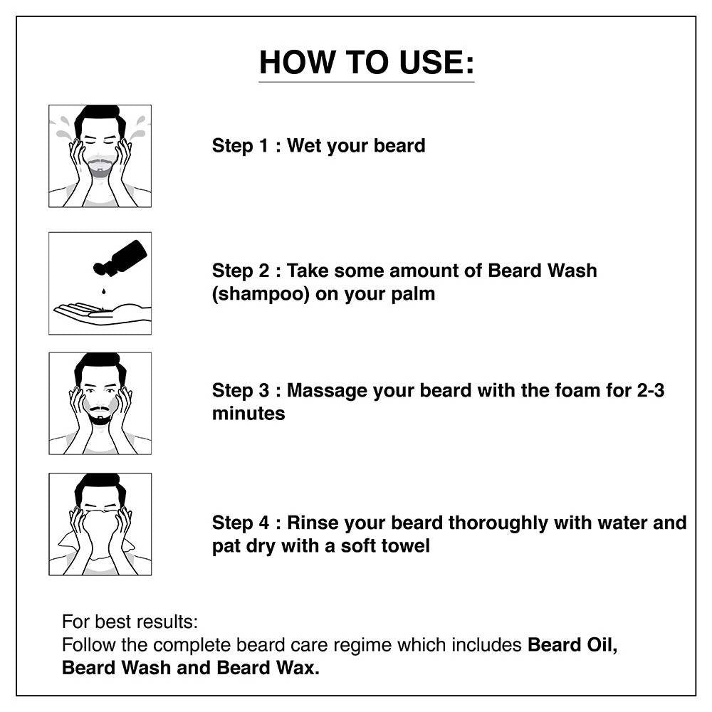 The Man Company Beard Wash With Almond & Thyme | Grab2Buy