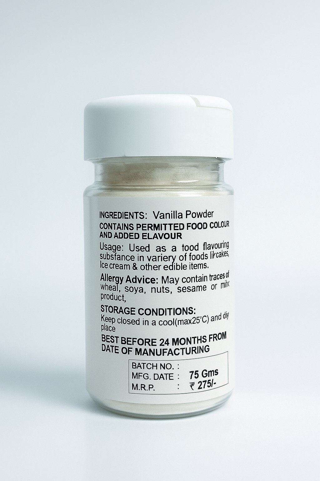 Confect Vanilla Powder