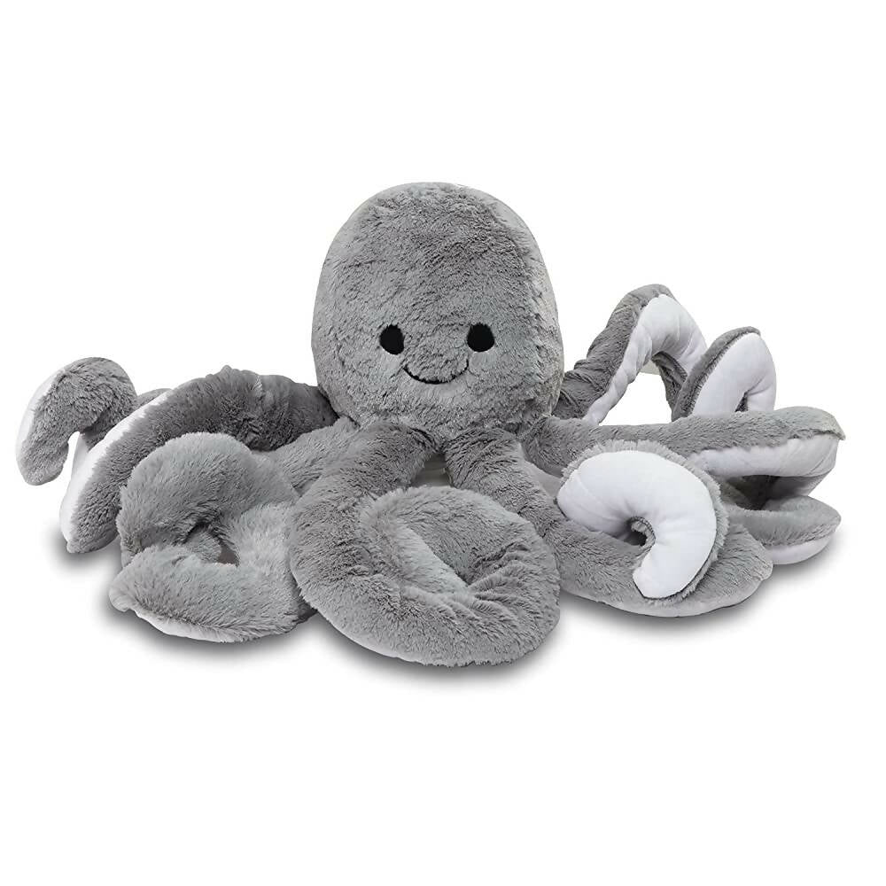 Webby Giant Realistic Stuffed Octopus Animals Soft Plush Toy-Grey | Grab2Buy