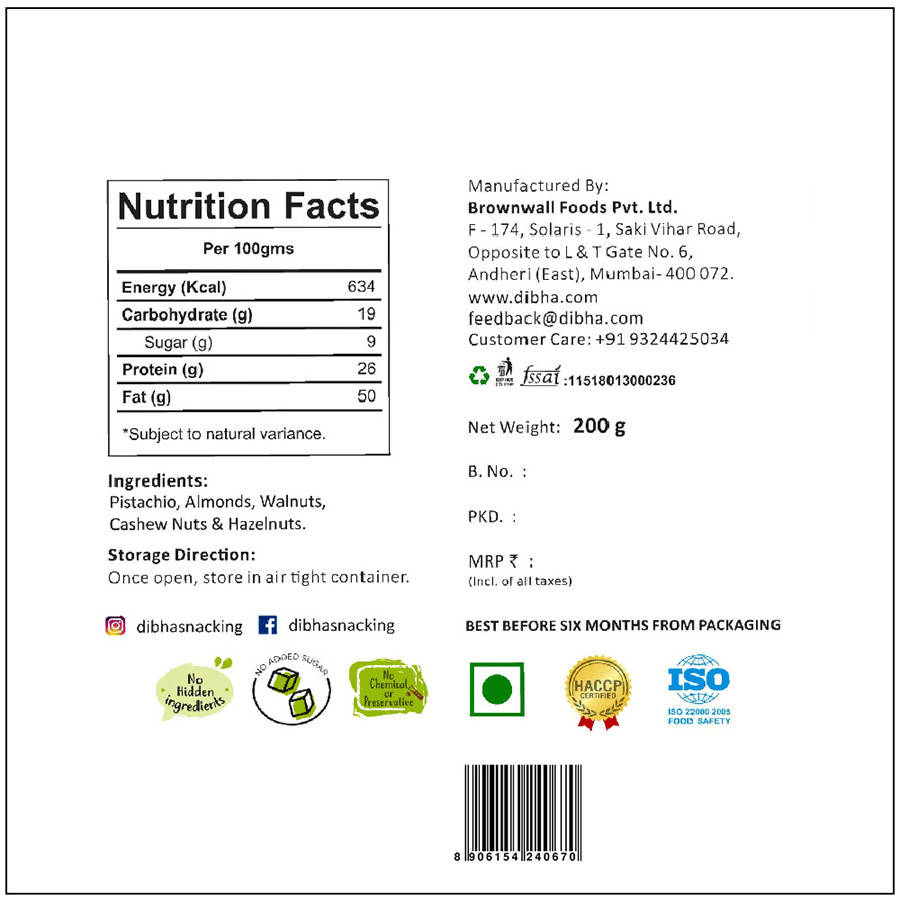 Dibha Nutty Mix | Grab2Buy