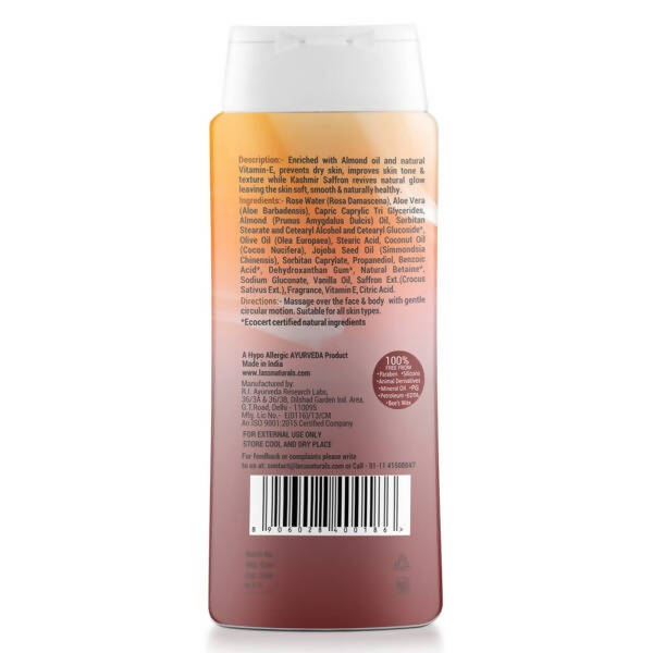 Lass Naturals Almond Saffron Face & Body Lotion | Grab2Buy