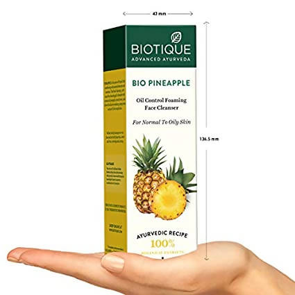 Biotique Advanced Ayurveda Bio Pineapple Oil Control Foaming Face Cleanser | Grab2Buy