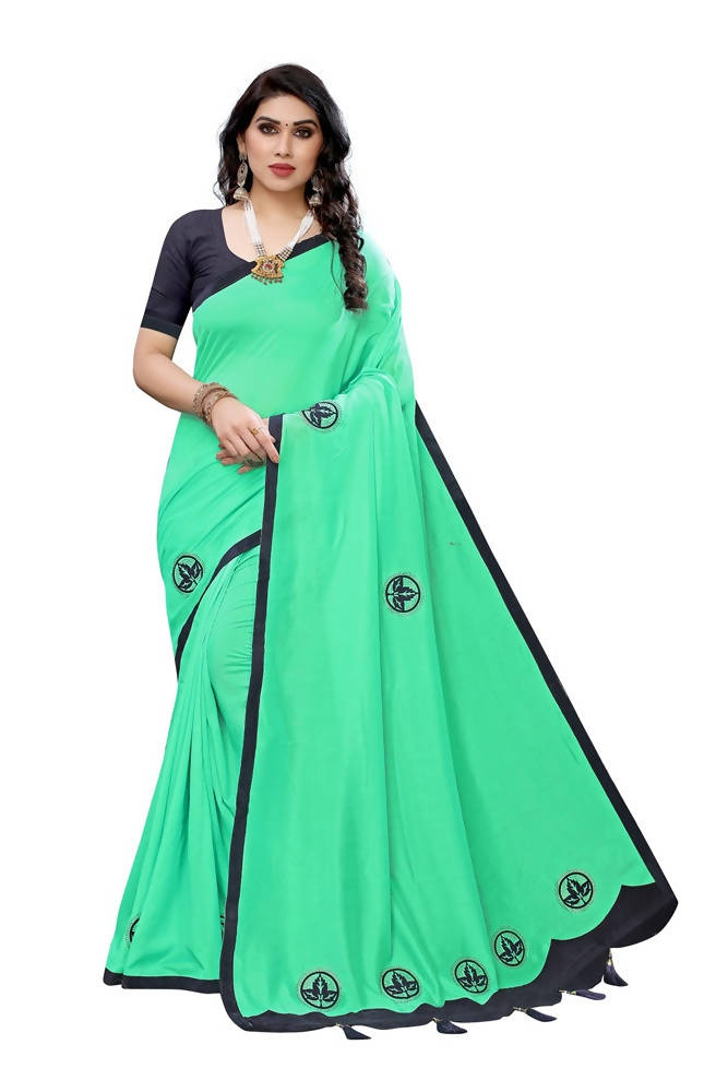 Vamika Designer Green Dola Silk Saree | Grab2Buy