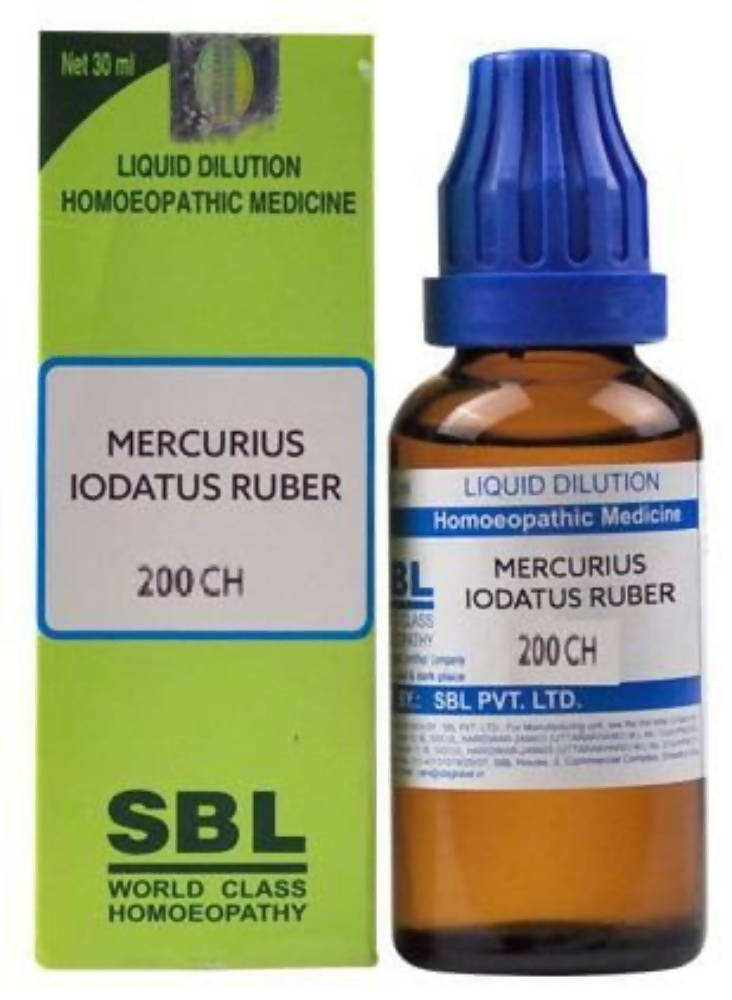 SBL Homeopathy Mercurius Iodatus Ruber Dilution | Grab2Buy