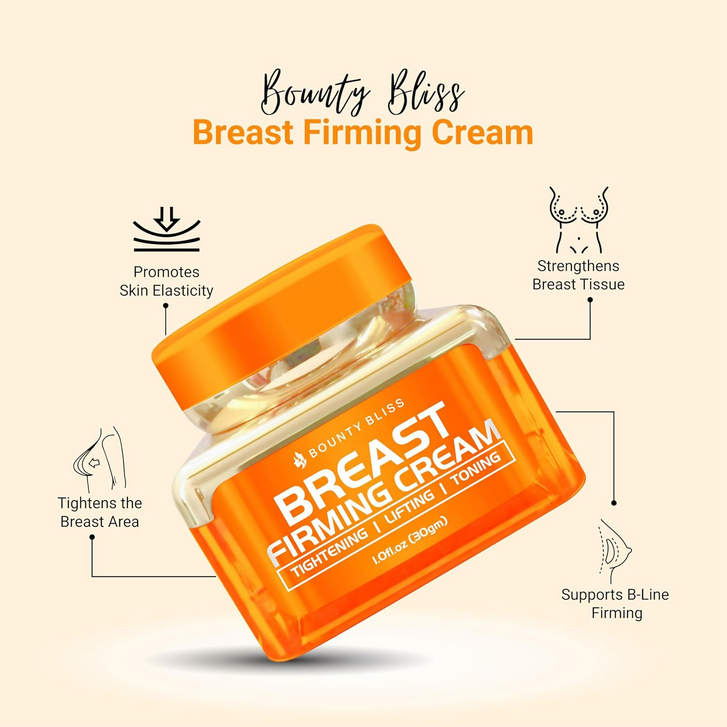 Bounty Bliss Breast Firming Cream Natural Breast Enhancement | Grab2Buy