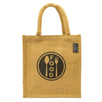 MiDazzle Jute Lunch Bag  (With Zipper) JdJLB1402 | Grab2Buy