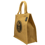 MiDazzle Jute Lunch Bag  (With Zipper) JdJLB1402 | Grab2Buy