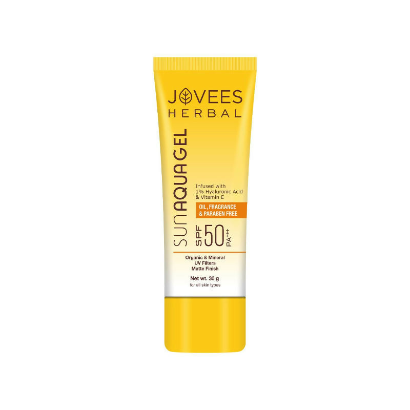 Jovees Herbal Sun Aqua Gel SPF 50 PA+++ Lightweight Texture | Grab2Buy