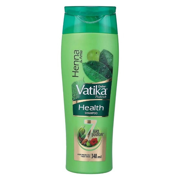 Dabur Vatika Health Shampoo For Smooth, Shiny & Nourished Hair, Repairs Hair damage, Controls Frizz, For All Hair Types | Grab2Buy