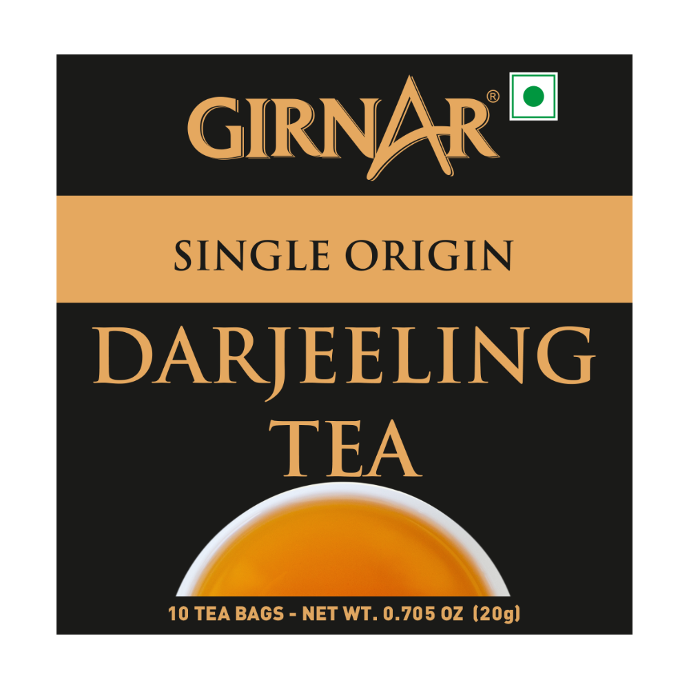 Girnar Single Origin Black Tea Bags - Darjeeling Tea | Grab2Buy