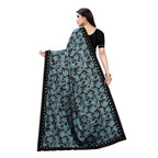 Vamika Black Lycra Designer Saree (Niya Black) | Grab2Buy