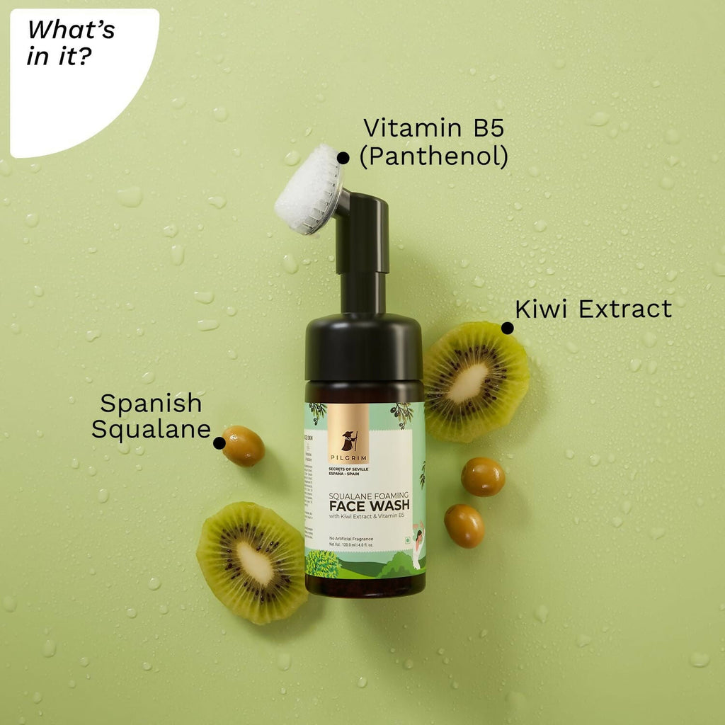 Pilgrim Spanish Foaming Face Wash With Kiwi Extracts & Aloe For Skin Hydration | Grab2Buy