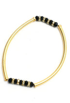 Mominos Fashion Kamal Johar Gold-Polished Beads Anklets | Grab2Buy