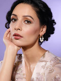 Hoop Pearl Earrings- Ruby Raang | Grab2Buy