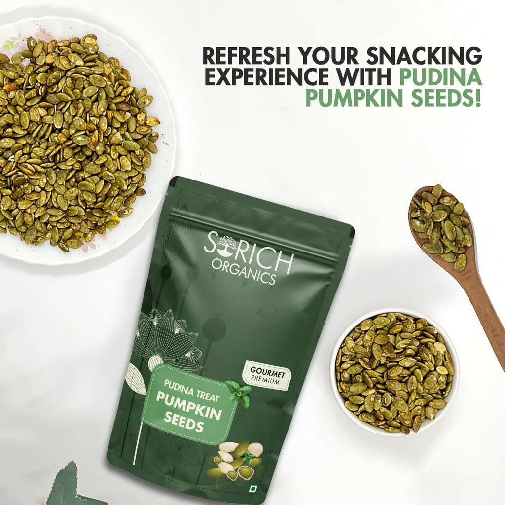 Sorich Organics Pudina Treat Pumpkin Seeds | Grab2Buy