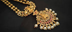 Gold-Polished Temple Long Necklace | Grab2Buy