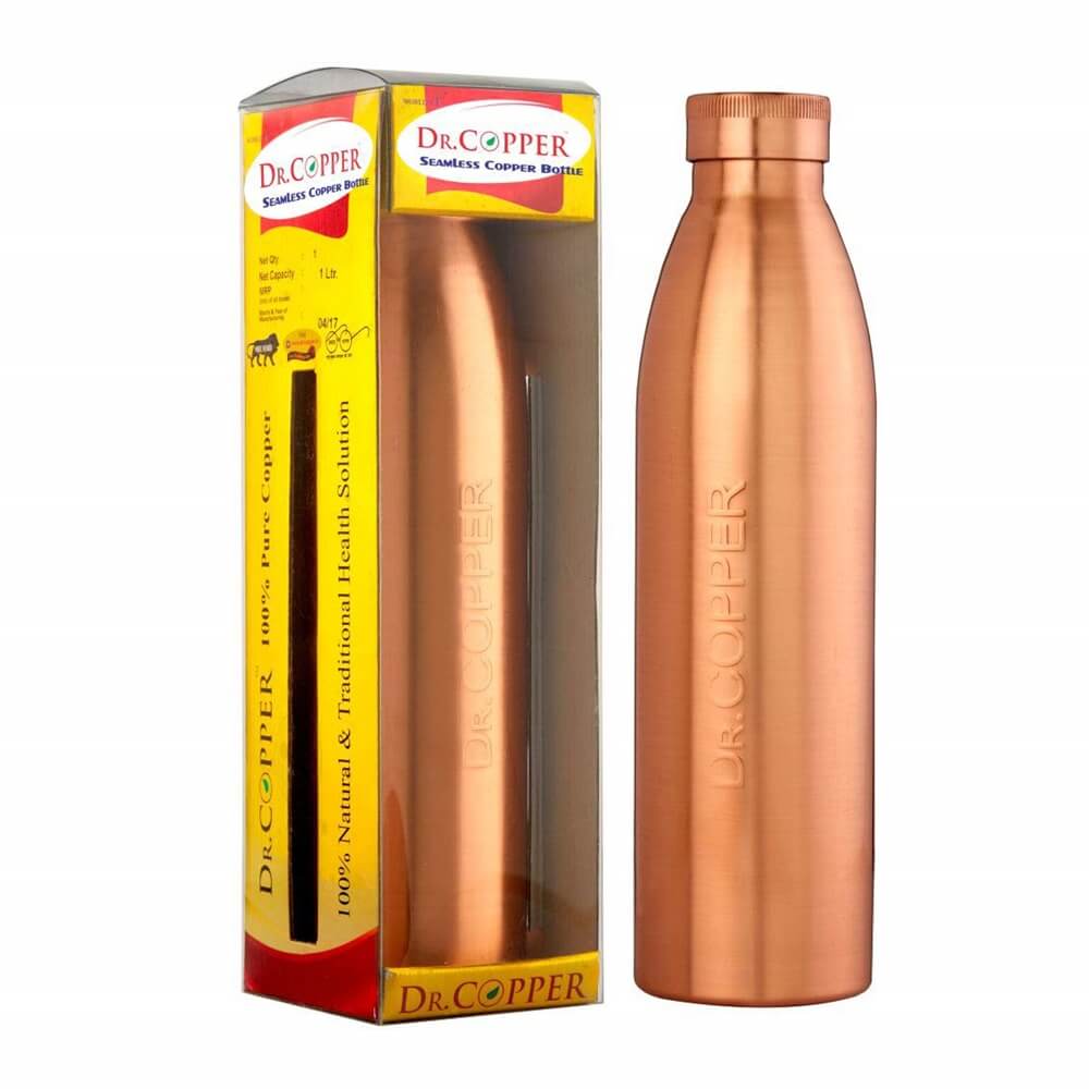 Dr.Copper's Copper Water Bottle - 1 Liter | Grab2Buy