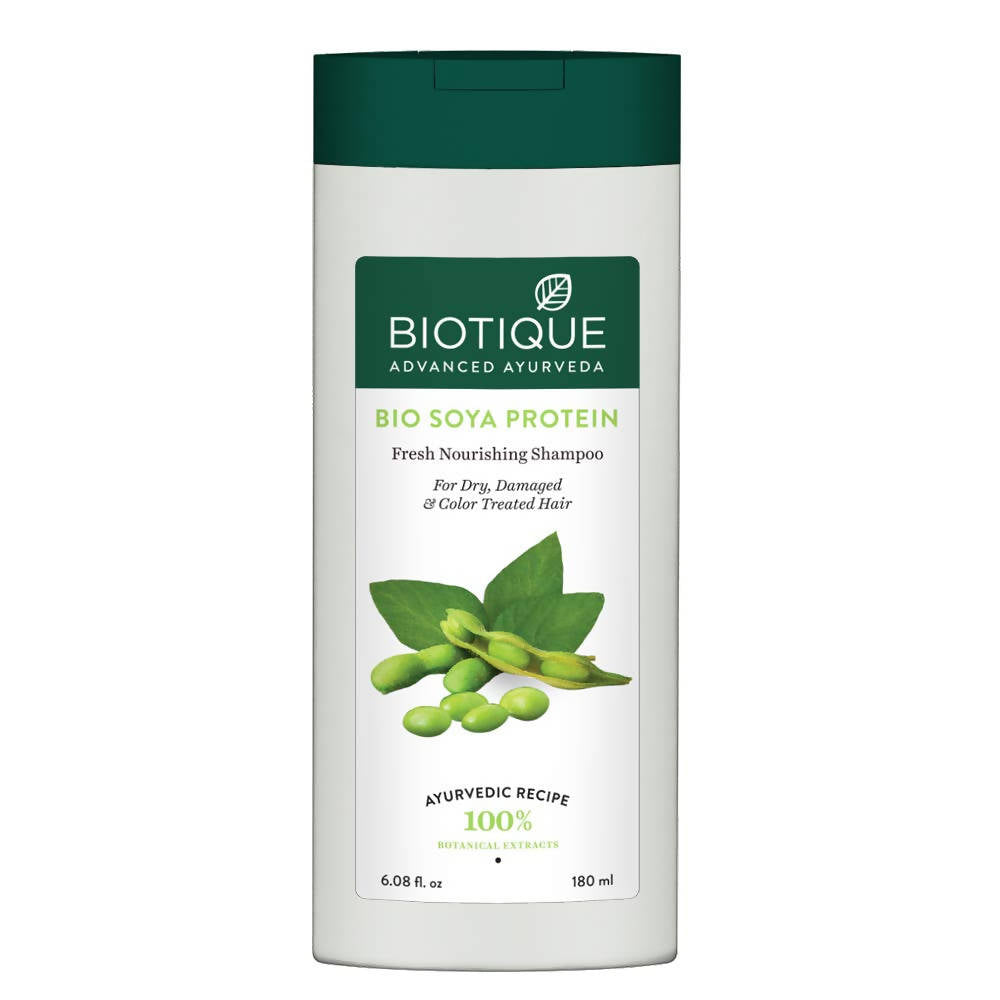 Biotique Advanced Ayurveda Bio Soya Protein Fresh Nourishing Shampoo | Grab2Buy