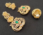 AD Emeralds designer 4 in 1 Traditional Earrings | Grab2Buy