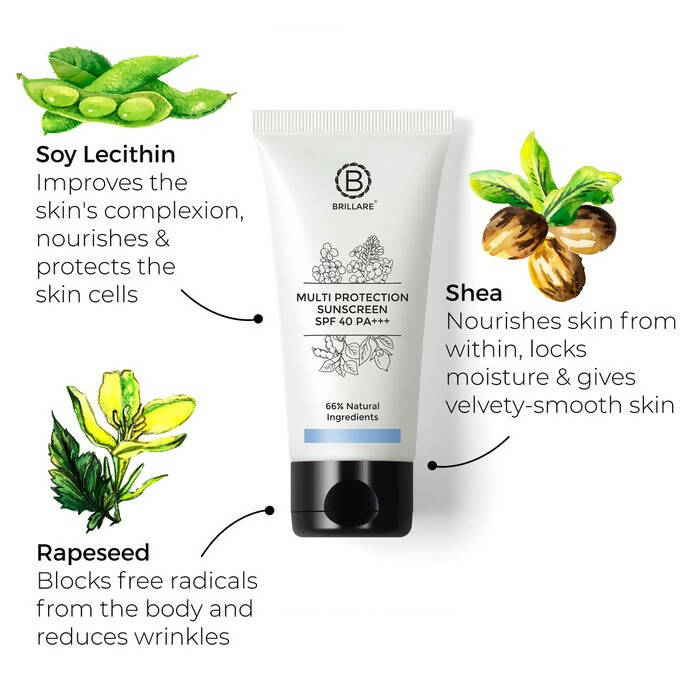 Brillare Multi-Protection Sunscreen Spf 40 - Limited Time Offer | Grab2Buy