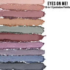 Nykaa Eyes On Me 10-in-1 Eyeshadow Palette - Tinsel Twilight | Grab2Buy