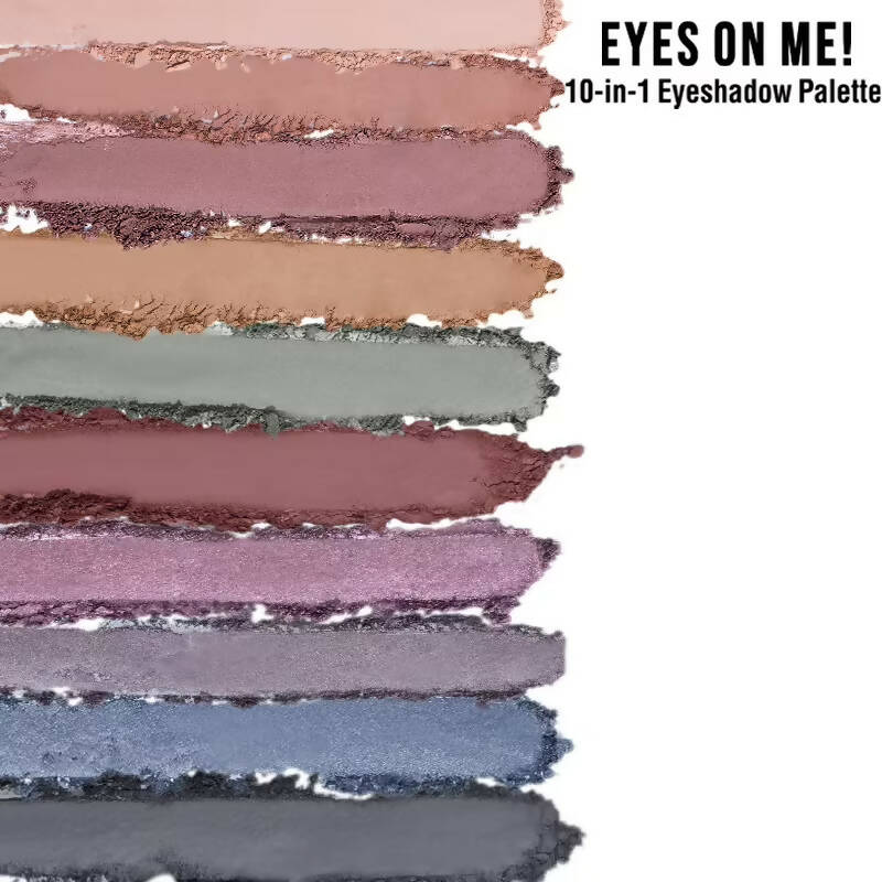 Nykaa Eyes On Me 10-in-1 Eyeshadow Palette - Tinsel Twilight | Grab2Buy