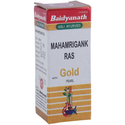 Baidyanath Jhansi Mahamrigank Ras (With Gold & Pearl) Tablets | Grab2Buy