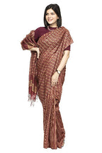 Mominos Fashion Maroon Color Bhagalpuri Saree | Grab2Buy