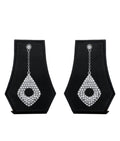 Silver-Plated Alloy Diva Look Stylish Contemporary Earrings - The Pari | Grab2Buy