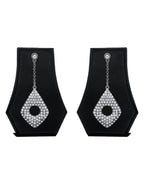 Silver-Plated Alloy Diva Look Stylish Contemporary Earrings - The Pari | Grab2Buy