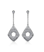 Silver-Plated Alloy Diva Look Stylish Contemporary Earrings - The Pari | Grab2Buy