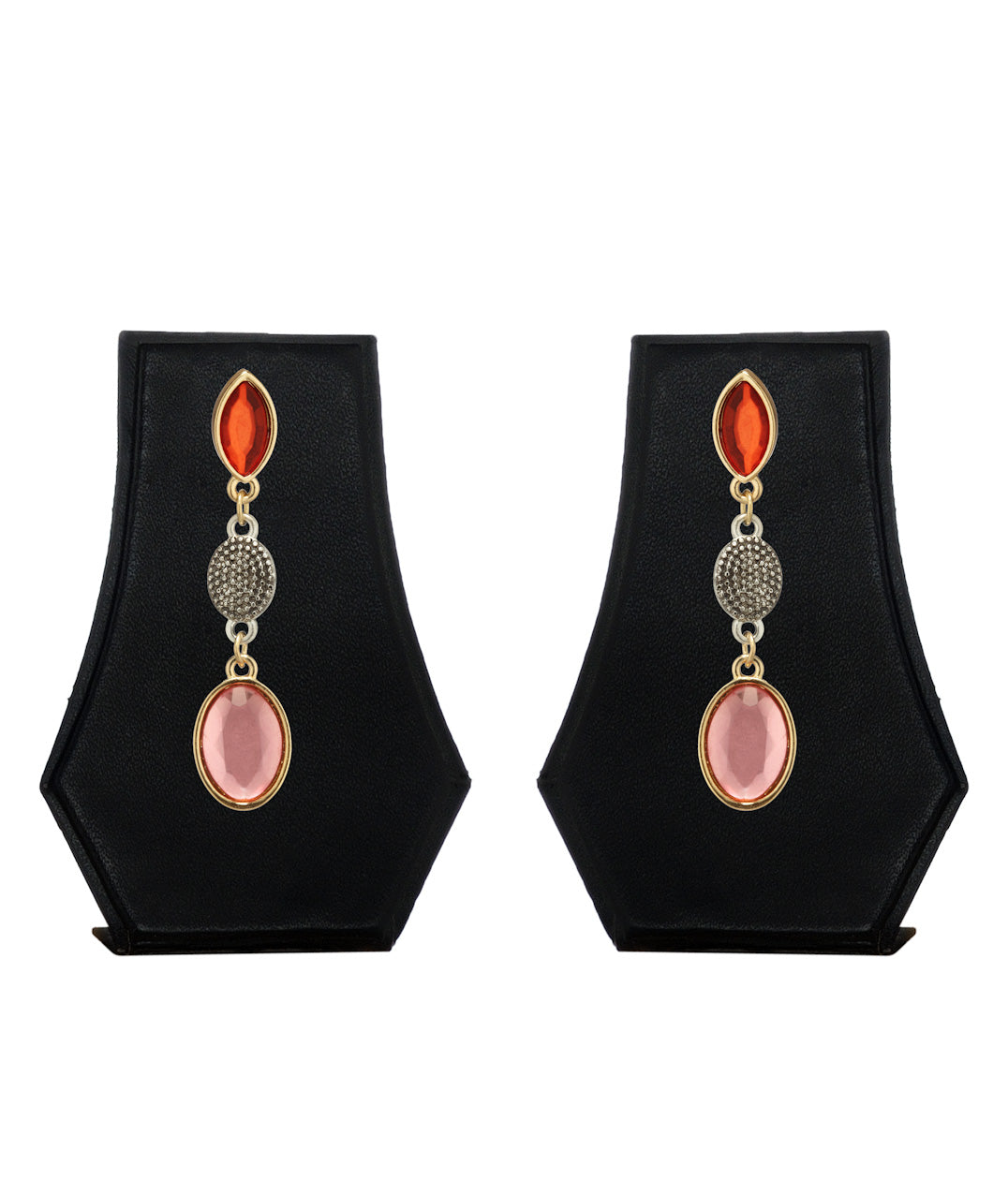 Gold-Polished Alloy Diva Look Stylish Contemporary Earrings - The Pari | Grab2Buy
