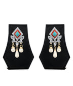 Silver-Plated Alloy Diva Look Stylish Contemporary Earrings - The Pari | Grab2Buy