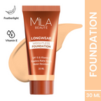 Mila Beaute Longwear Weightless Matte Finish Foundation with SPF 15 - Beige
